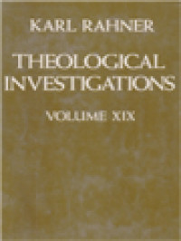 Image of Theological Investigations, Volume XIX: Faith And Ministry