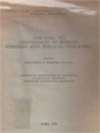 Image of The Call To Conversion In Ezekiel Exegesis And Biblical-Theology