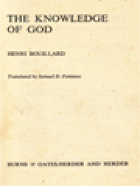 Image of The Knowledge Of God