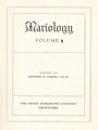 Image of Mariology II / Juniper B. Carol (Edited)