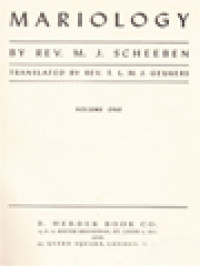 Image of Mariology I