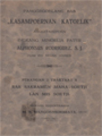 Image of Panggegoelang Bab Kasampoernan Katoelik: Perangan 2 Traktat 8 Bab Sakramen Maha Soetji Lan Mis Soetji