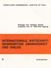 Image of Internationale Wirtschaft: Gegenseitige Abhängigkeit Und Dialog