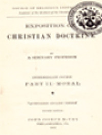 Image of Exposition Of Christian Doctrine II. Moral