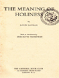 Image of The Meaning Of Holiness