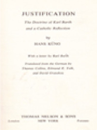 Image of Justification: The Doctrine Of Karl Barth And A Catholic Reflection