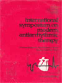 Image of International Symposium On Modern Antiarrhythmic Therapy - Proccedings Of A Symposium Held In Seoul, April 16, 1983