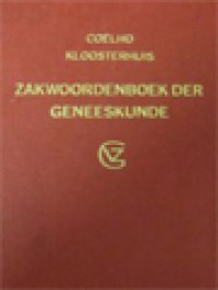 Image of Zakwoordenboek Der Geneeskunde