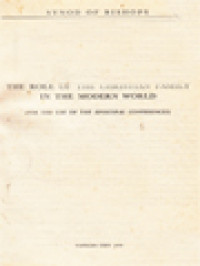 Image of The Role Of The Christian Family In The Modern World