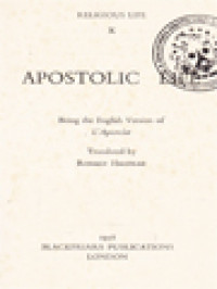 Image of Apostolic Life