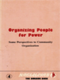 Image of Organizing People For Power: Some Perspectives To Community Organization