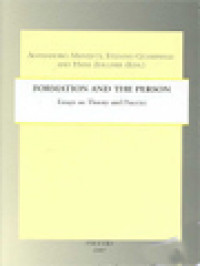 Image of Formation And The Person: Essays On Theory And Practice / Aleesandro Manenti, Stefano Guarinelli, Hans Zollner (Edited)
