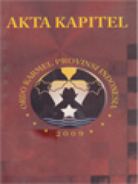Image of Akta Kapitel Ordo Karmel Provinsi Indonesia 2009