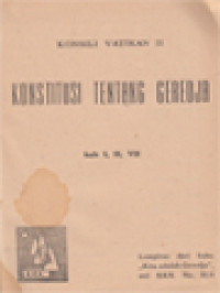 Image of Konstitusi Tentang Gereja - Kita Adalah Gereja