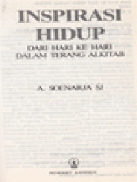 Image of Inspirasi Hidup: Dari Hari Ke Hari Dalam Terang Alkitab