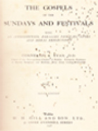 Image of The Gospels Of The Sundays And Festivals