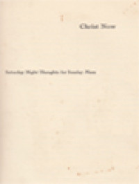 Image of Christ Now: Saturday Night Thoughts For Sunday Mass