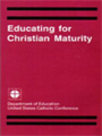 Image of Educating For Christian Maturity / Neil Parent (Editor)