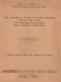 The Attitude Of Young University Students Towards The Faith. The Japanese Experiment. Some Pastoral Reflections, Saint Peter And The Year Of Faith