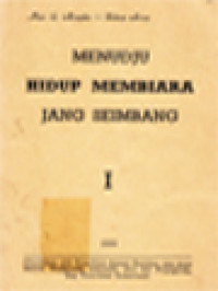 Image of Menudju Hidup Membiara Yang Seimbang I: Ahli Waris Zaman Dahulu Atau Rasul-Rasul Zaman Ini