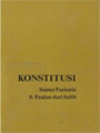 Image of Konstitusi: Suster Pasionis S. Paulus Dari Salib