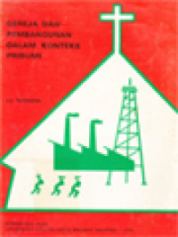 Image of Gereja Dan Pembangunan Dalam Konteks Pribumi