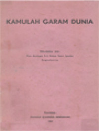 Image of Kamulah Garam Dunia: Tugas Umat Allah Dalam Masyarakat, Kerasulan Awam, Azas-Azas, Pelaksanaan, Spiritualitas