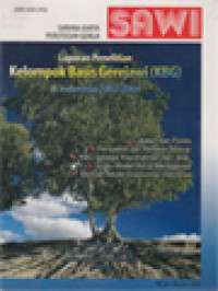 Image of SAWI: Laporan Penelitian Kelompok Basis Gerejawi (KGB) Di Indonesia 2002-2004, Catatan Dari Flores, Perspektif Dan Refleksi Teologi, KBG Sebagai Keprihatinan Dari 