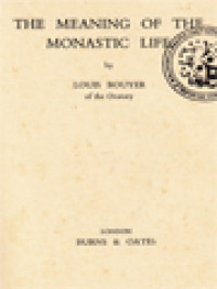 Image of The Meaning Of The Monastic Life