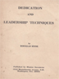 Image of Dedication And Leadership Techniques