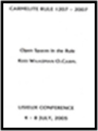 Image of Open Spaces In The Rule