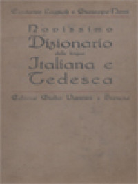 Image of Novissimo Dizionario Delle Lingue Italiana E Tedesca (Parte Prima: Tedesco - Italiano; Parte Seconda: Italiano - Tedesco)