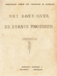Image of Het Boek Over De Eerste Monniken: Carmelitaanse Stemmen Over Beschouwing En Apostolaat