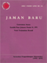 Image of Jaman Baru: Centesimus Annus Ensiklik Paus Johanes Paulus II, 1991 Versi Terjemahan Kreatif