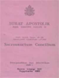 Image of Surat Apostolik Paus Yohanes Paulus II Sacrosanctum Concilium