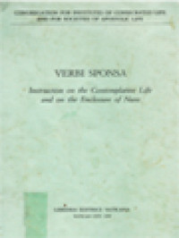 Image of Verbi Sponsa: Instruction On The Contemplative Life And On The Enclosure Of Nuns