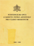Pontificium Opus A Sancto Petro Apostolo Pro Clero Misionum