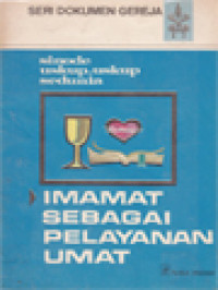 Image of Imamat Sebagai Pelayanan Umat: Sinode Uskup-Uskup Sedunia