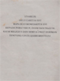 Image of Ensiklik Deus Caritas Est Bapa Suci Benedictus XVI Kepada Para Uskup, Imam Dan Diakon Kaum Religius Dan Semua Umat Beriman Tentang Cinta Kasih Kristiani