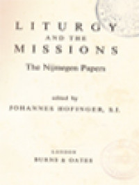 Image of Liturgy And The Missions: The Nijmegen Papers / Johannes Hofinger (Edited)
