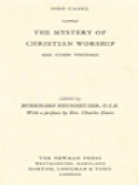 Image of The Mystery Of Christian Worship And Other Writings