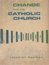 Image of Change And The Catholic Church: An Essay In Socilogical Ecclesiology