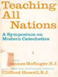 Image of Teaching All Nations: A Symposium On Modern Catechetics / Johannes Hofinger (Edited)