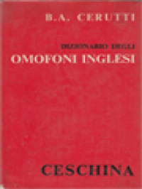 Image of Dizionario Degli Omofoni Inglesi