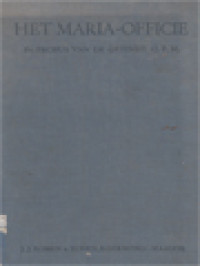 Image of Het Maria Officie