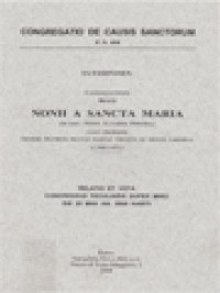 Image of Canonizationis Beati Nonii A Sancta Maria (In Saec.: Nonii Álvares Pereira): Laici Professi Ordinis Fratrum Beatae Mariae Virginis de Monte Carmelo (1360-14310)