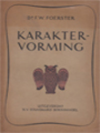 Image of Karaktervorming: Een Boek Voor Ouders, Onderwijzers En Geestelijken