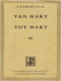 Image of Van Hart Tot Hart: Meditaties Voor Elke Dag Van Het Jaar, Deel III. Van De Tiende Zondag Na Pinksteren Tot De Vier En Twintigste Zondag Na Pinksteren