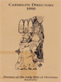 Image of Carmelite Directory 1990: Province Of Our Lady Help Of Christians Australia