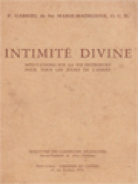 Image of Intimité Divine: Méditations Sur La Vie Intérieure Pour Tous Les Jours De L'année V